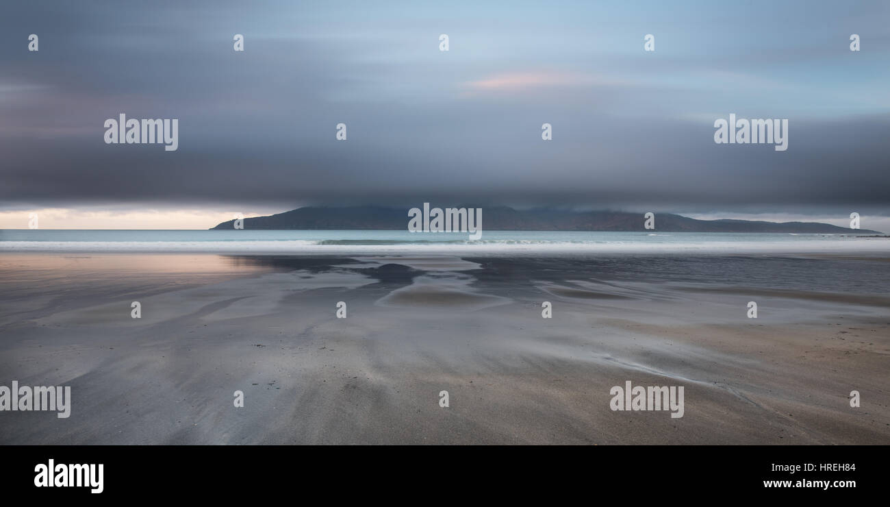 Laig Beach, Isola di Eigg, Scozia Foto Stock