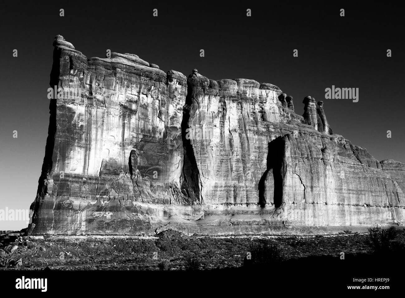 Formazione di roccia, Arches National Park, Utah Foto Stock