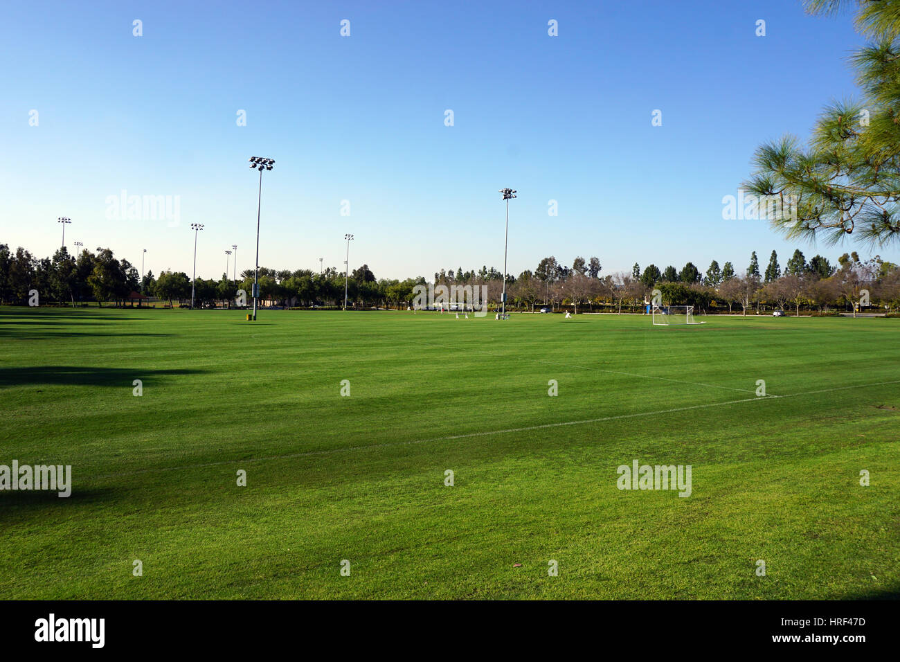 Città campi di atletica Foto Stock