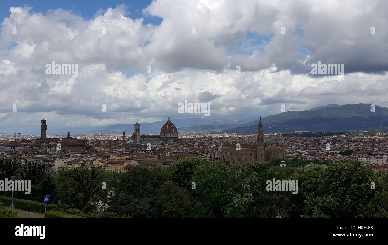 La città di Firenze Foto Stock