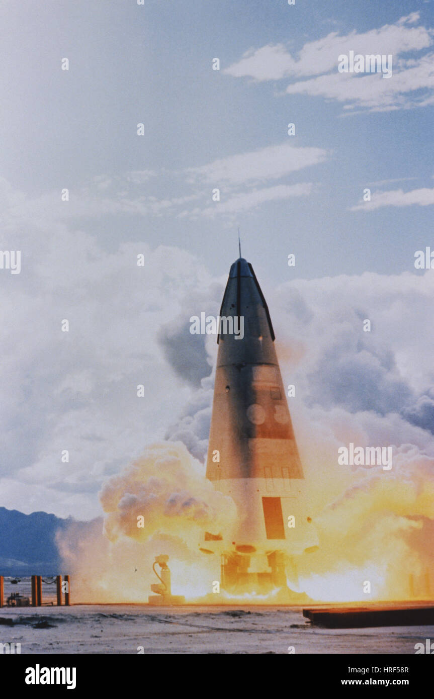 Delta Clipper DC-X prova di volo Foto Stock