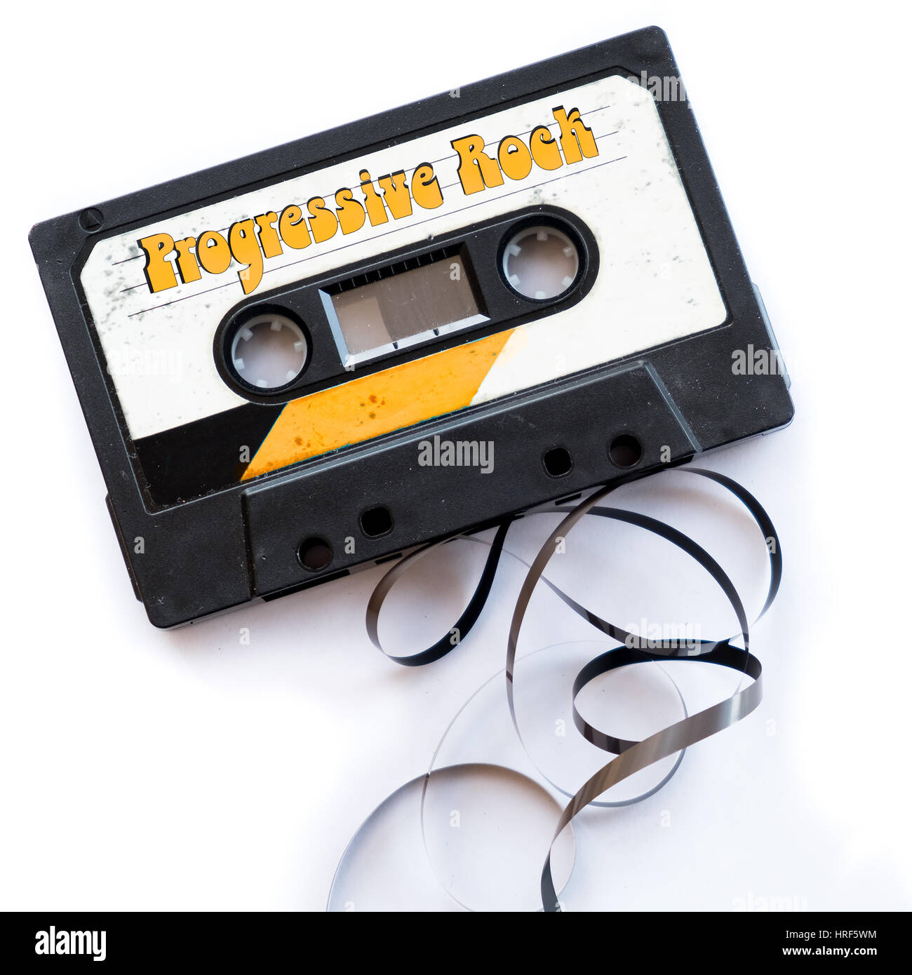 I generi musicali audio tape label Foto Stock