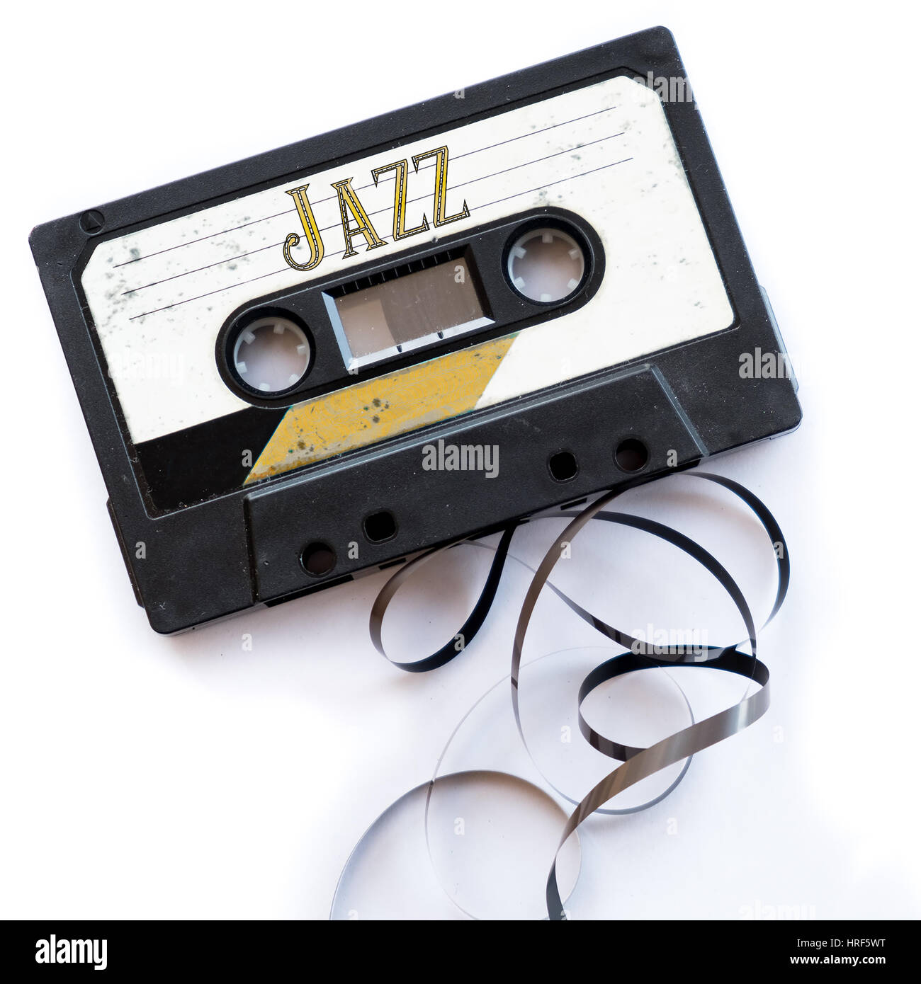 Jazz generi musicali audio tape label Foto Stock