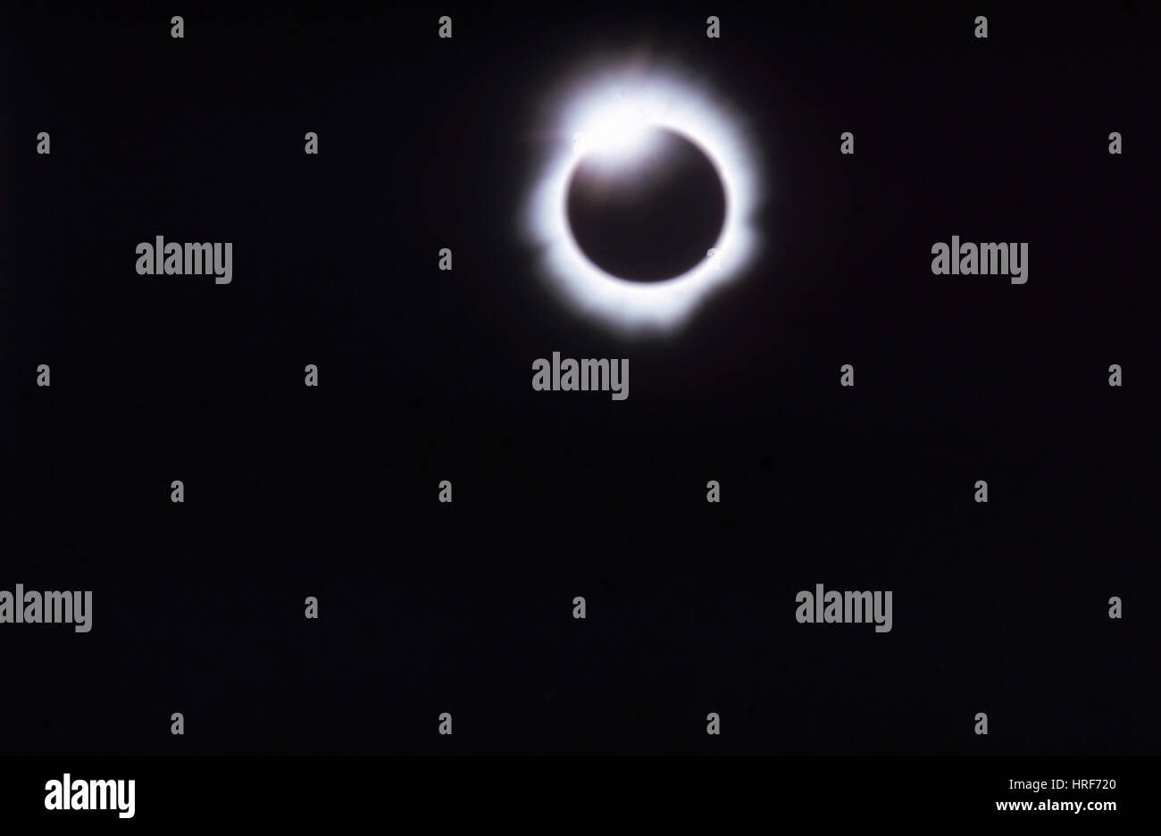 Eclisse Solare Totale Foto Stock