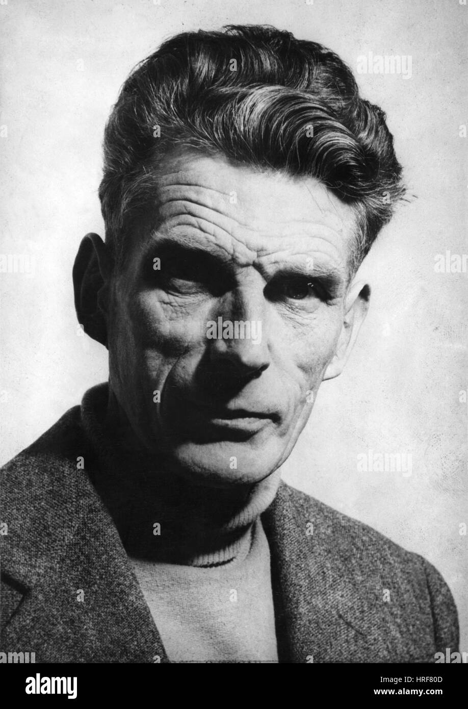 Samuel Beckett, scrittore irlandese Foto Stock