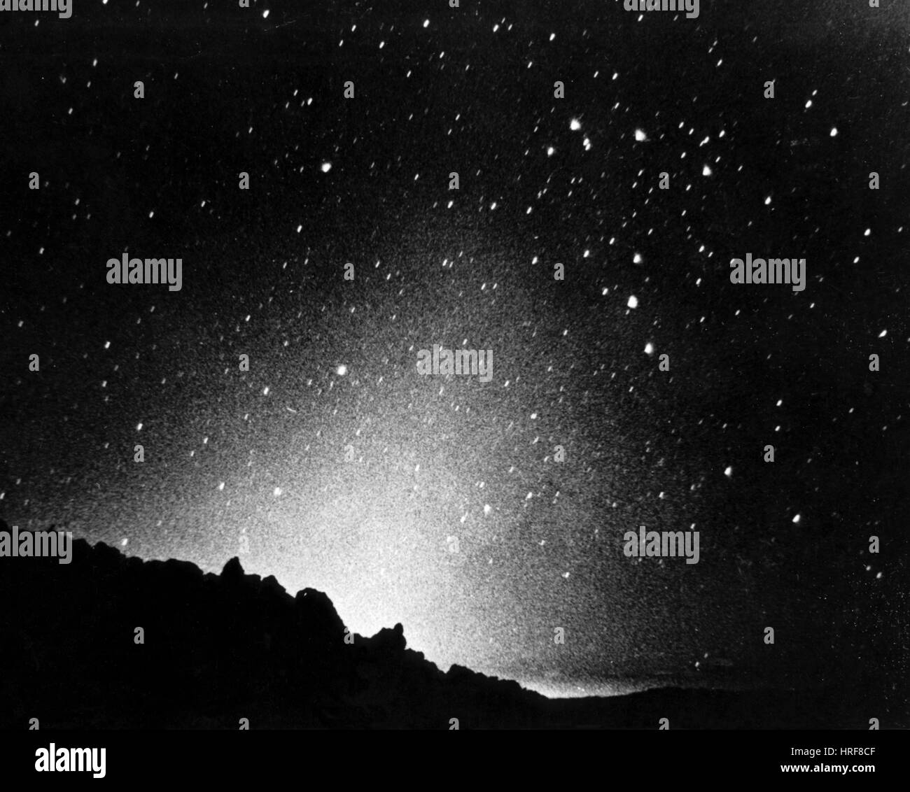 Luce zodiacale Foto Stock