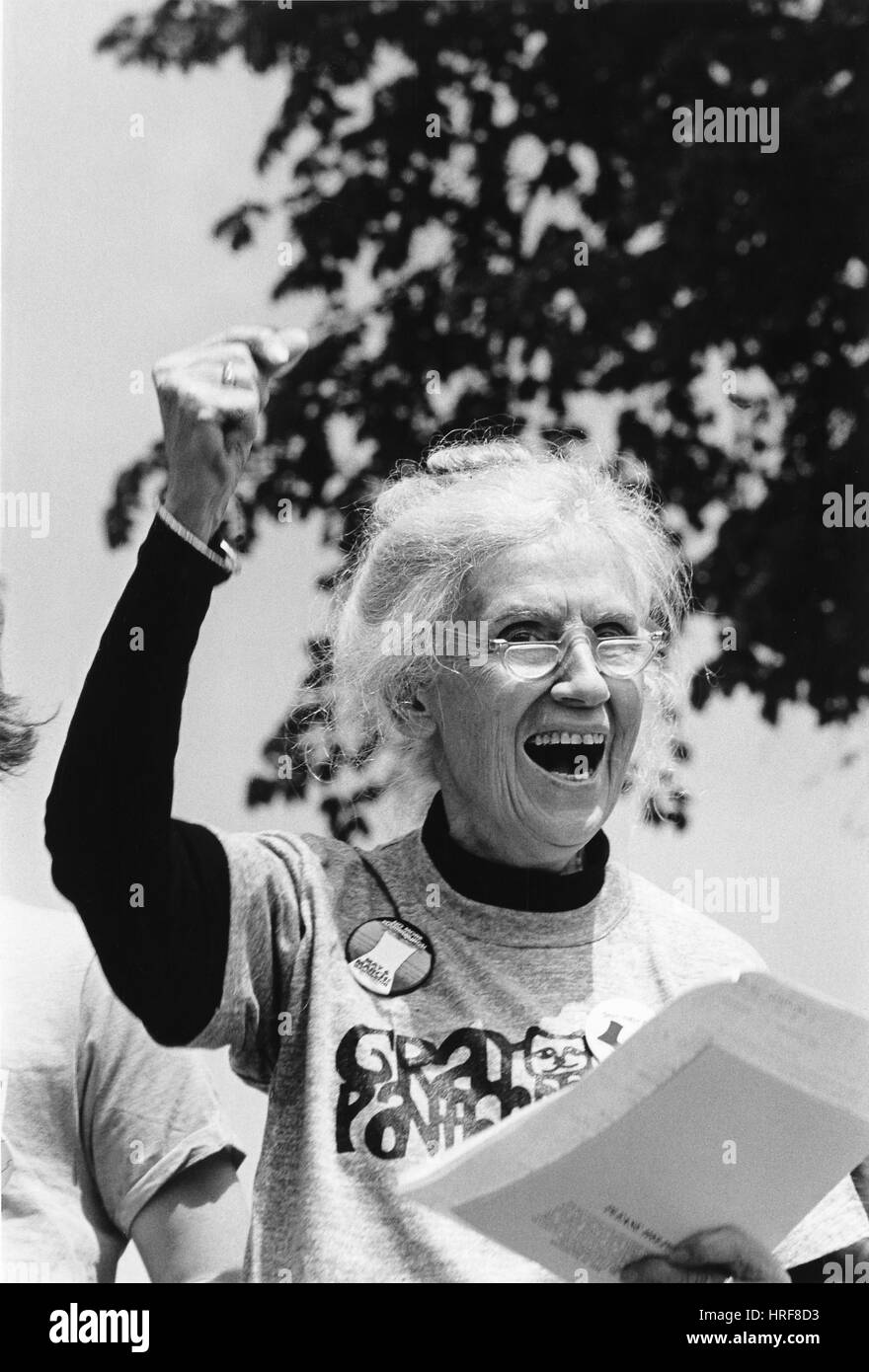 Maggie Kuhn Foto Stock