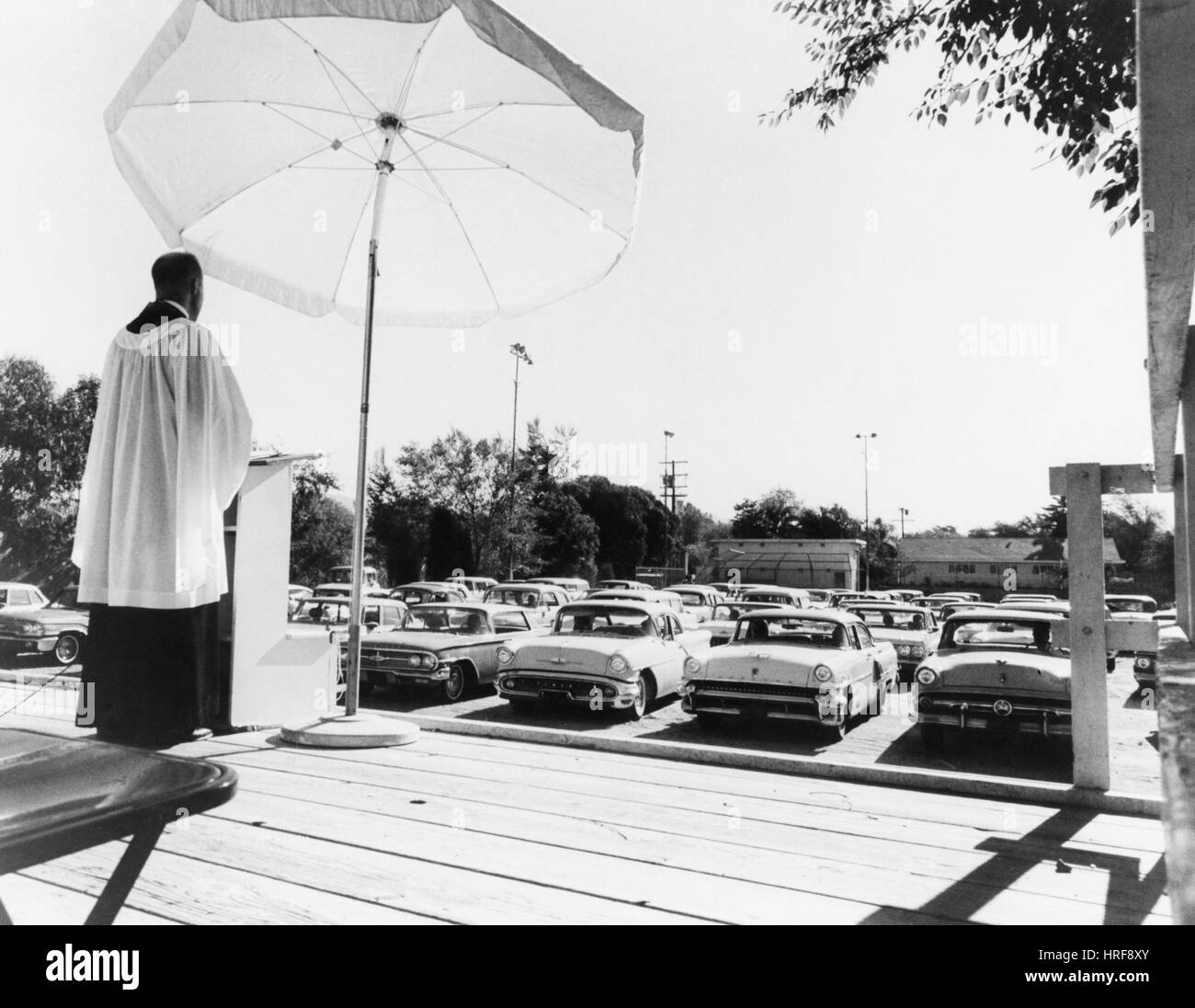 Drive-in chiesa Foto Stock