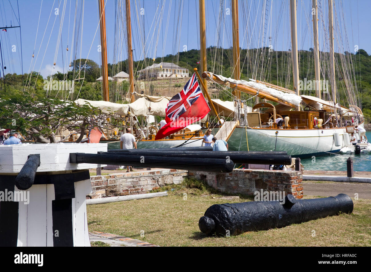 Nelson's Dockyard Antigua West Indies Caraibi Foto Stock