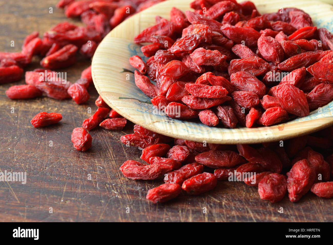 Essiccati goji bacche Foto Stock