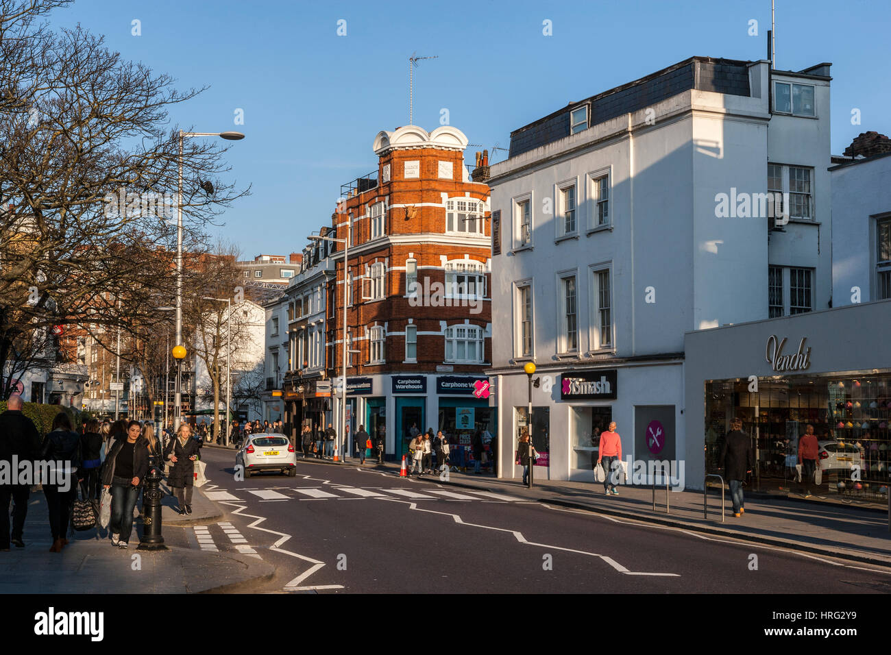 Kings Road, a Chelsea, Londra Foto Stock