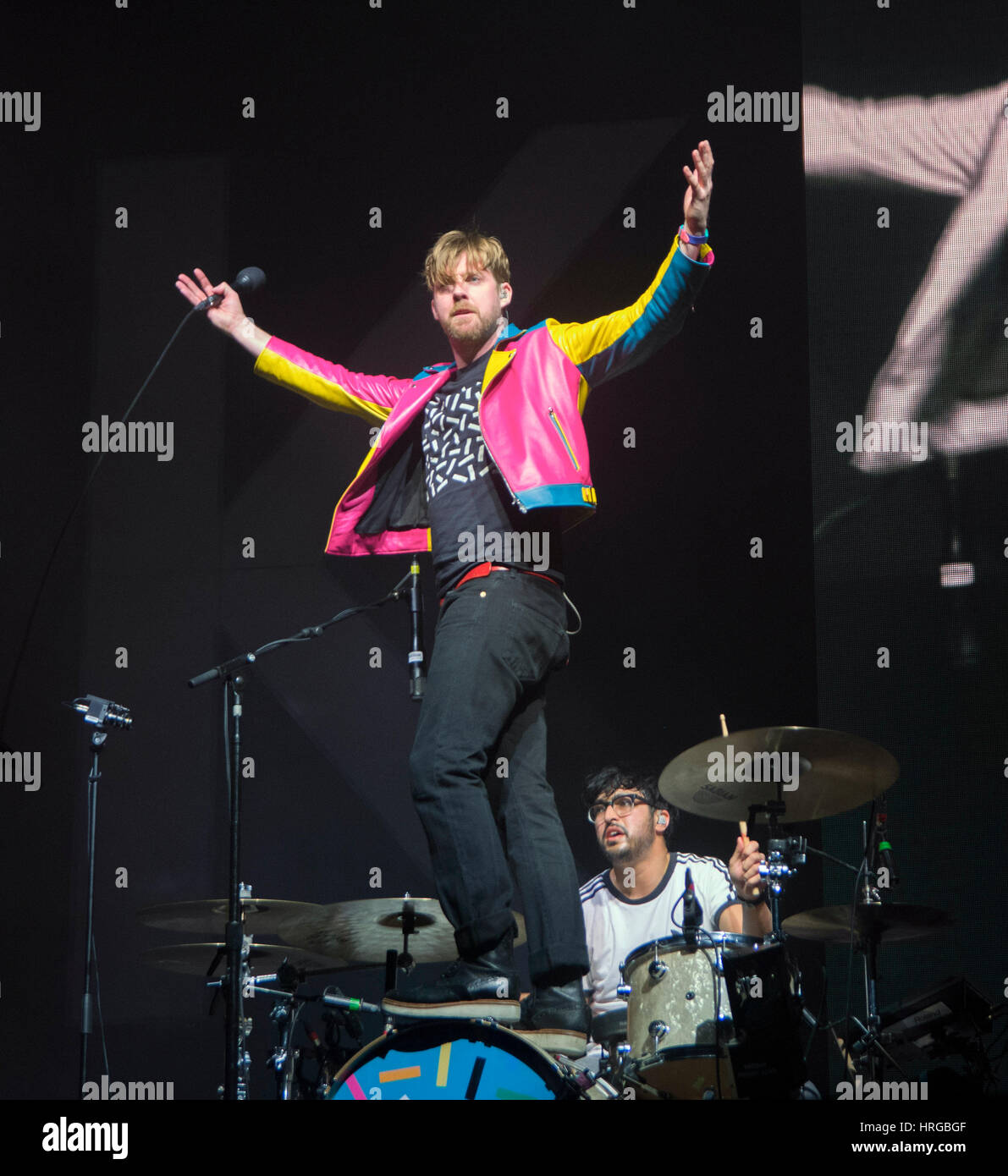 Londra, Regno Unito. 01 Mar, 2017. Kaiser Chiefs eseguire all'O2 Arena di Londra il 1 marzo 2017 a Londra, Inghilterra. Credito: la foto di accesso/Alamy Live News Foto Stock