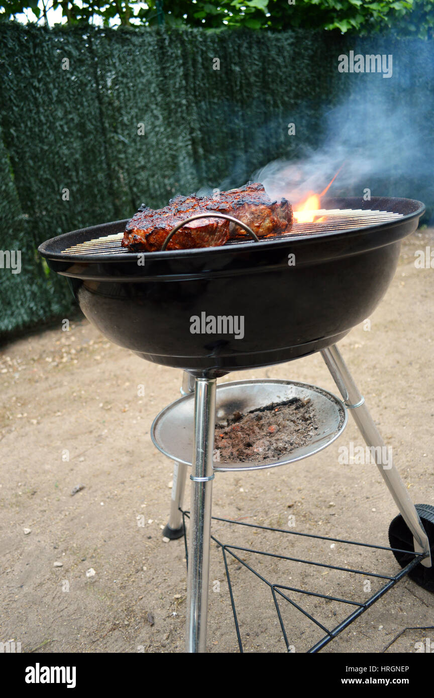 Carne alla Brace la nervatura Foto Stock