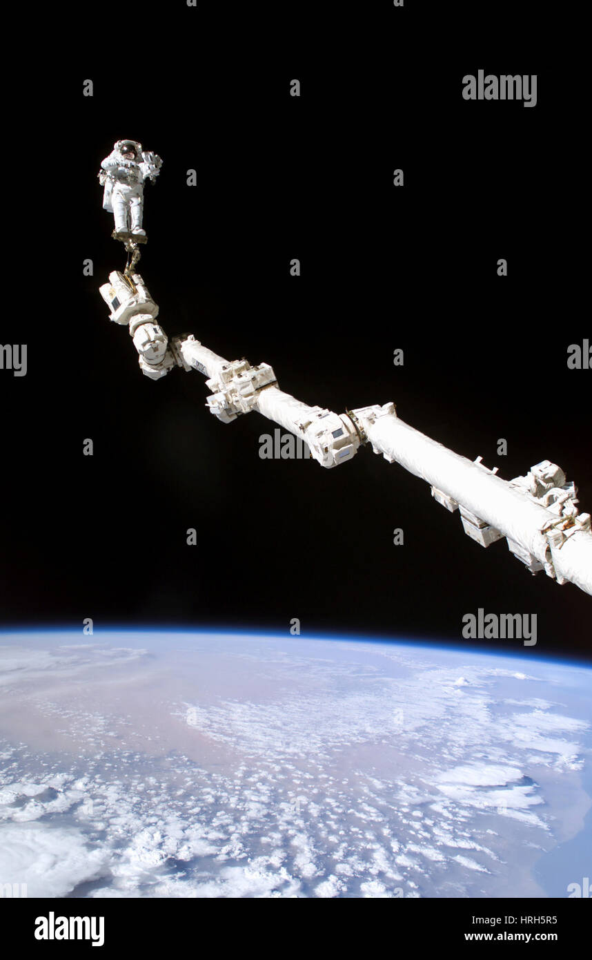 Lo Space Shuttle Discovery Foto Stock