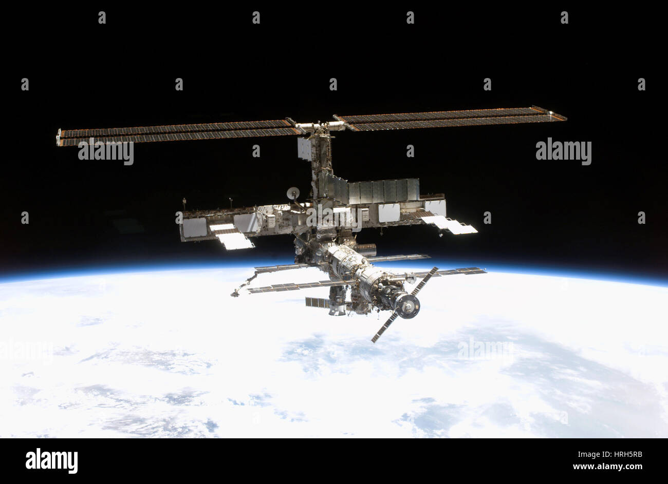 La Stazione Spaziale Internazionale Foto Stock
