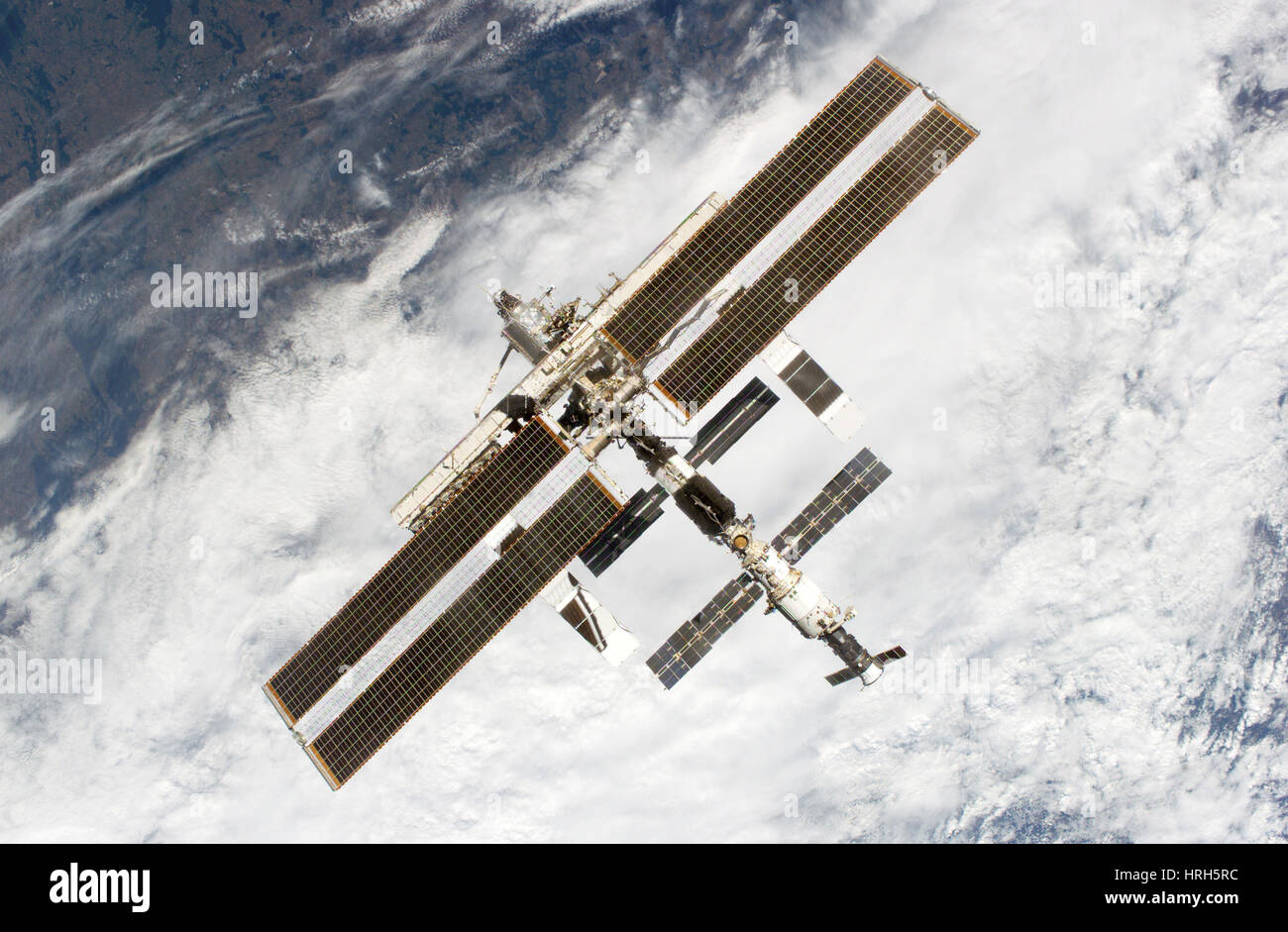 La Stazione Spaziale Internazionale Foto Stock