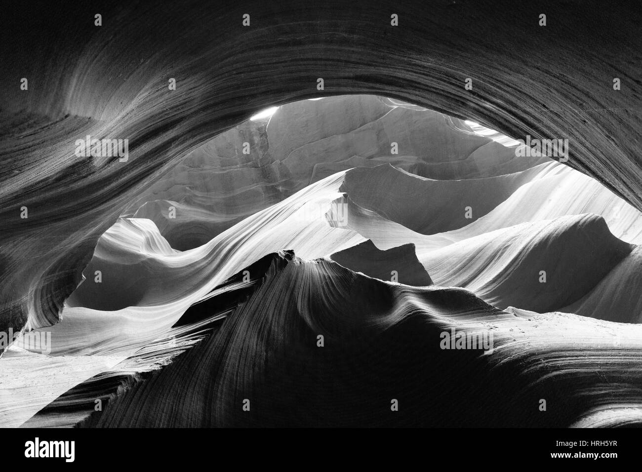 Antelope Canyon, Pagina, Arizona, Stati Uniti d'America Foto Stock