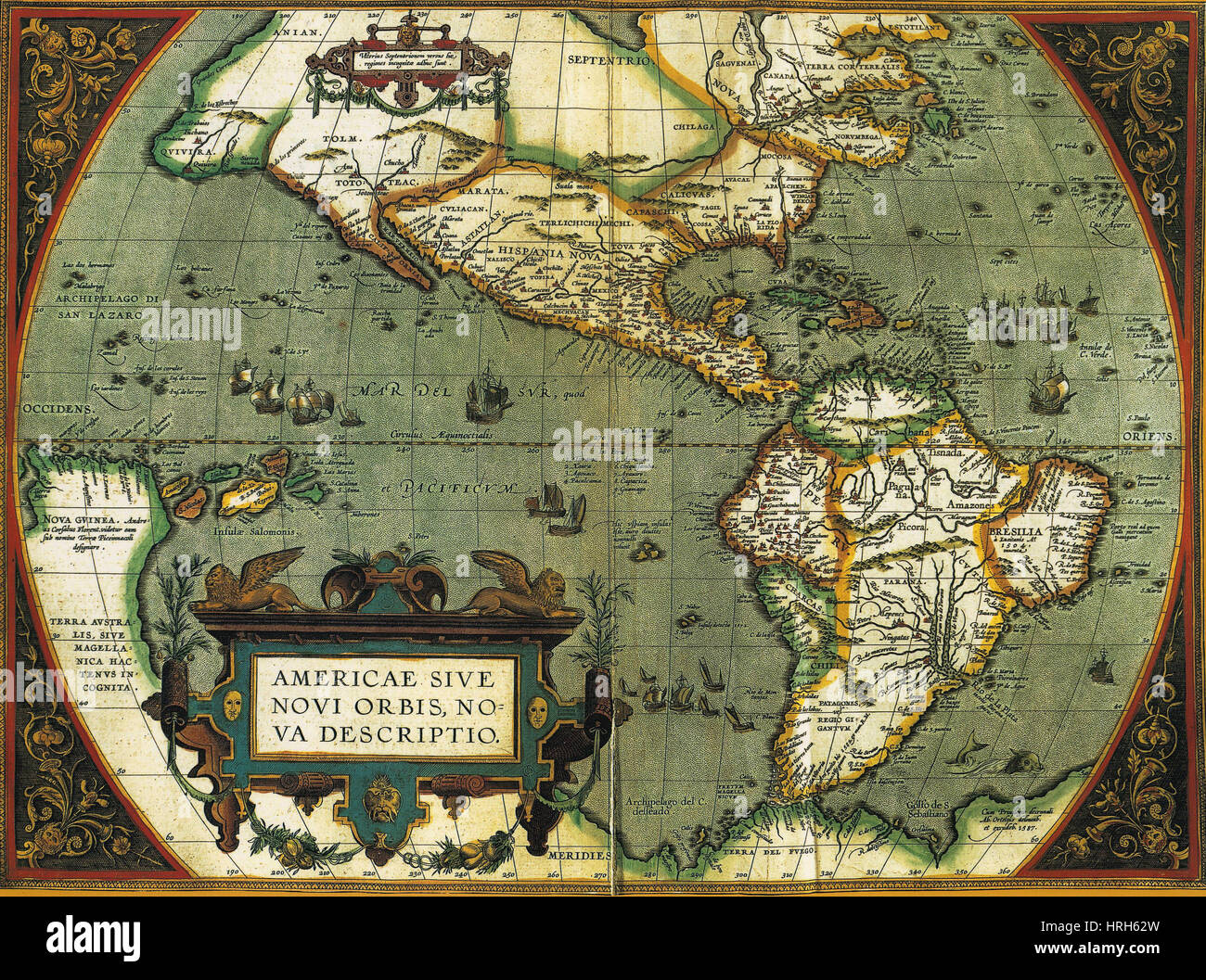 Mappa del mondo Foto Stock