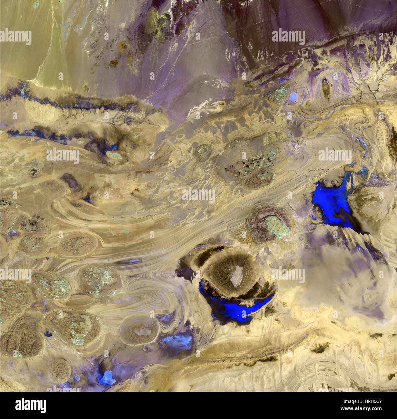 Grande deserto di sale, Iran Foto Stock