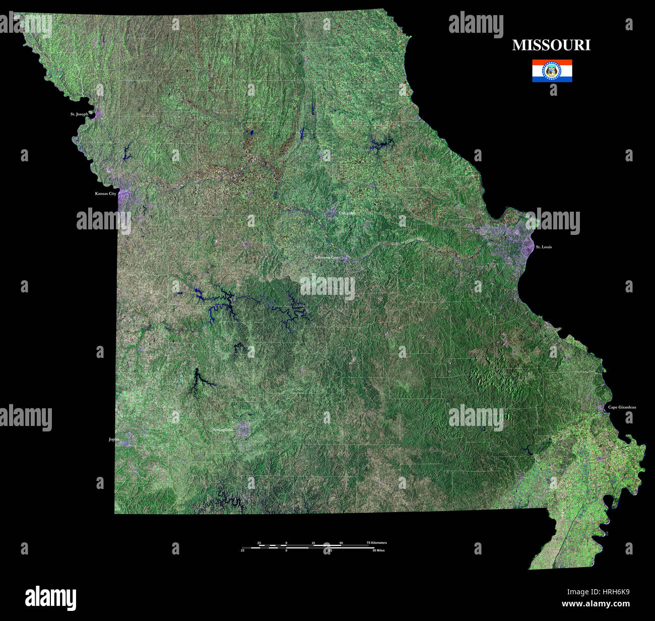 Missouri map immagini e fotografie stock ad alta risoluzione Alamy