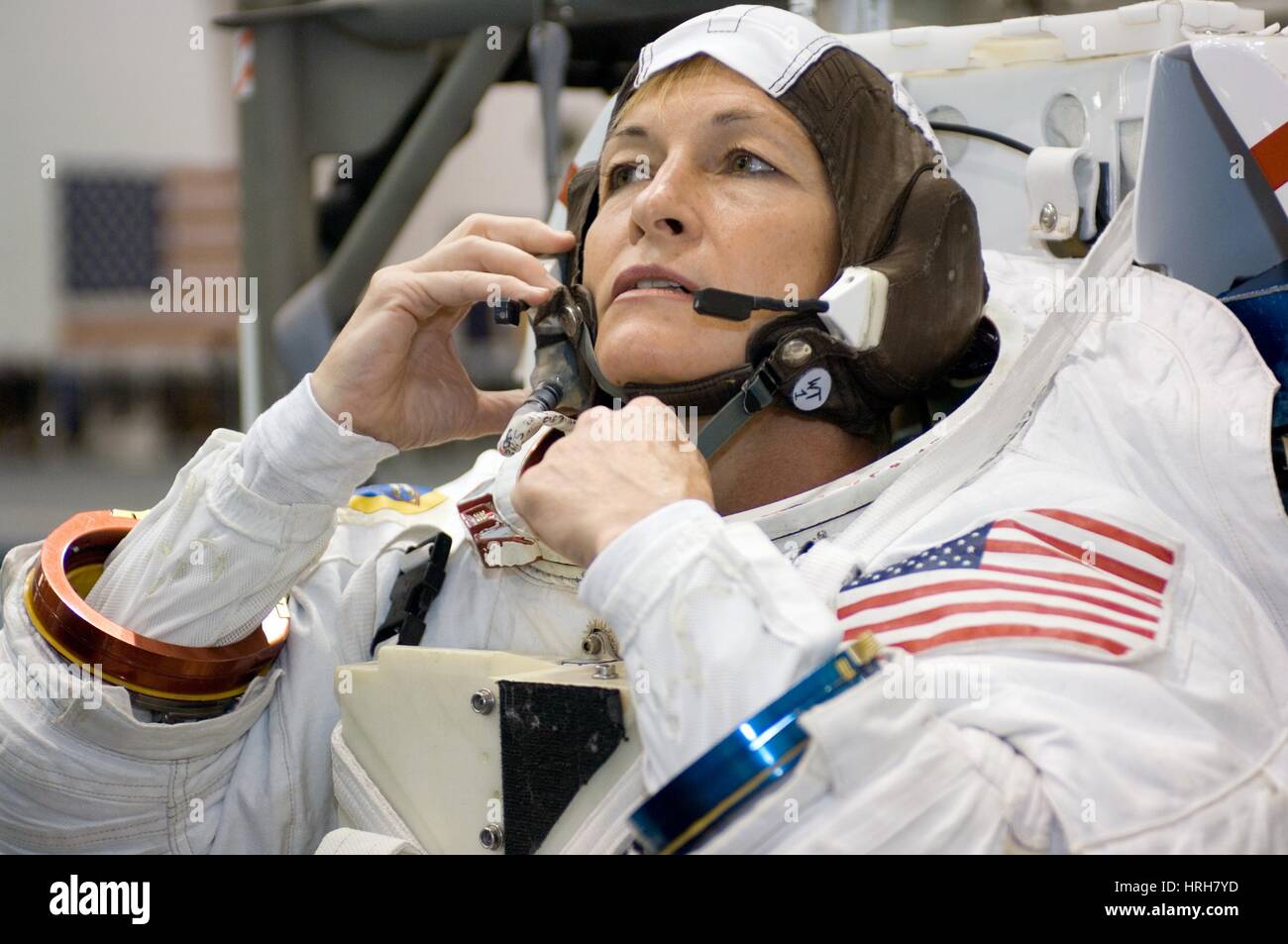 Astronuat Peggy Whitson Foto Stock