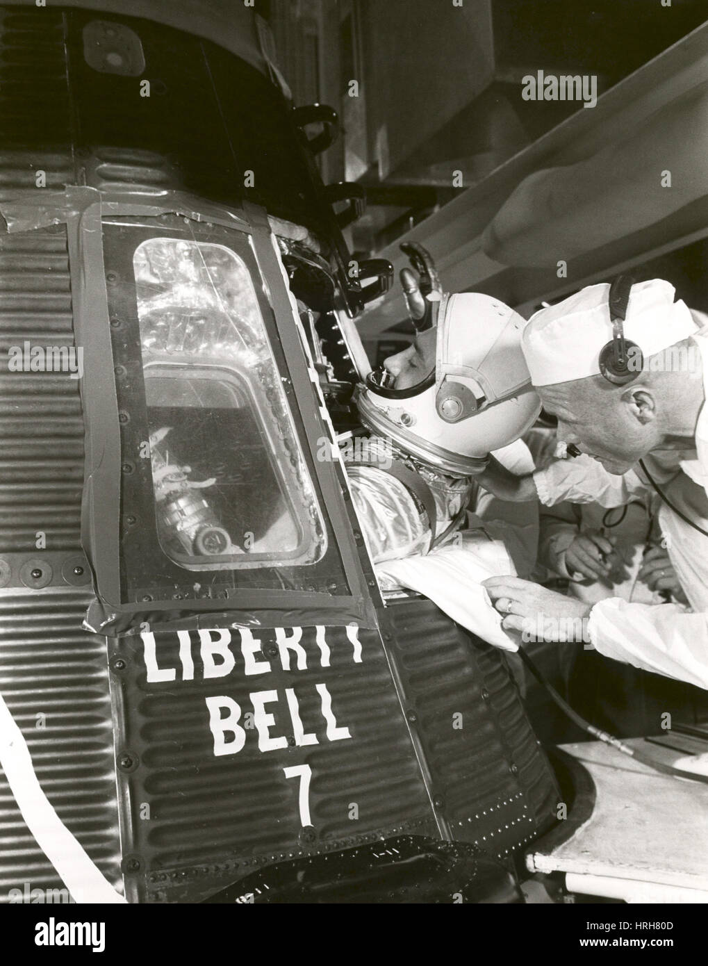 Astronauta Gus Grissom, Liberty Bell 7, 1961 Foto Stock