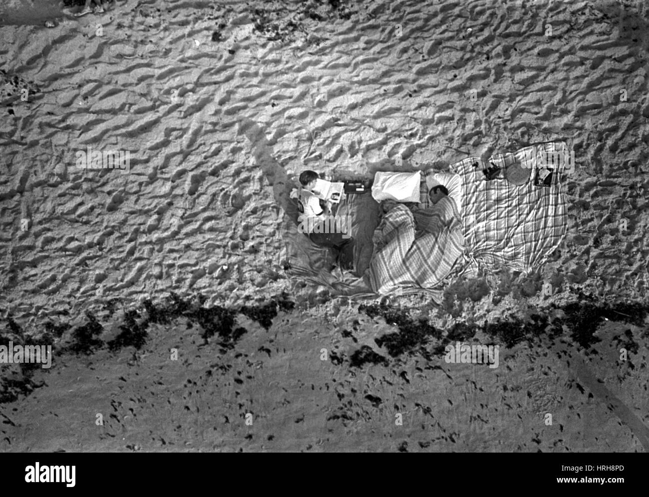 Popolo Accampato per Apollo 11 Lancio Foto Stock