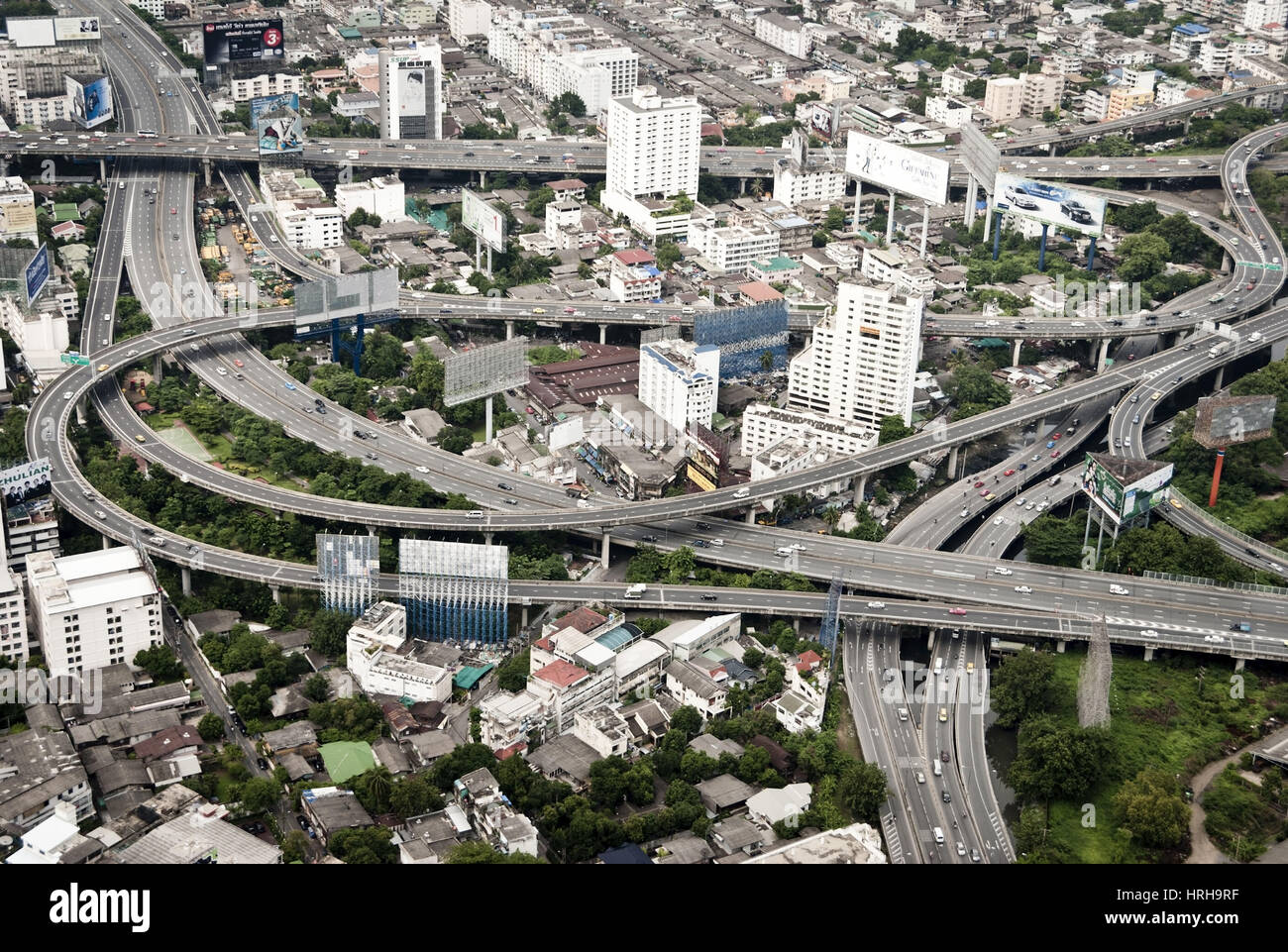 Stadtansicht Bangkok, Thailandia - vista città di Bangkok, Thailandia Foto Stock