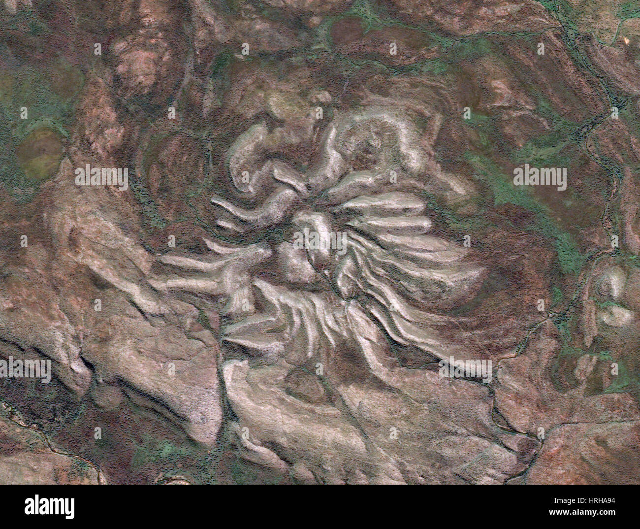 Spider cratere, Meteorite cratere da impatto Foto Stock