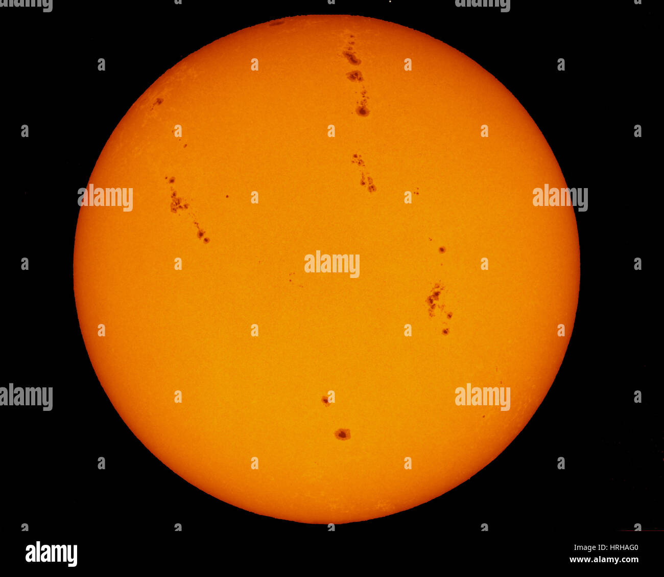 Massimo di Sunspot Foto Stock