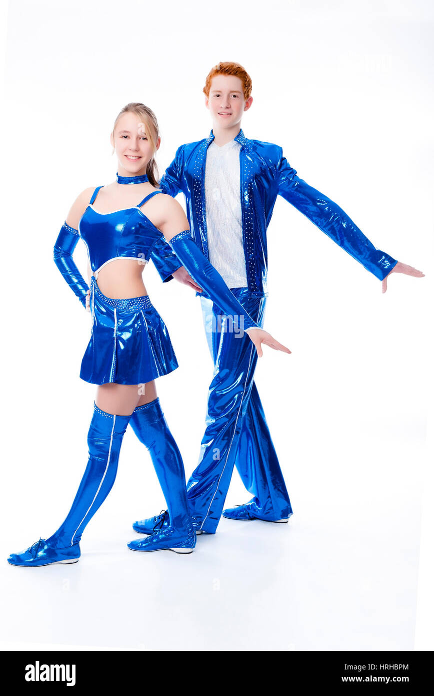 Modello rilasciato, Junges Rock¥n¥Roll Tanzpaar - danze di coppia, Rock¥n¥Roll Foto Stock