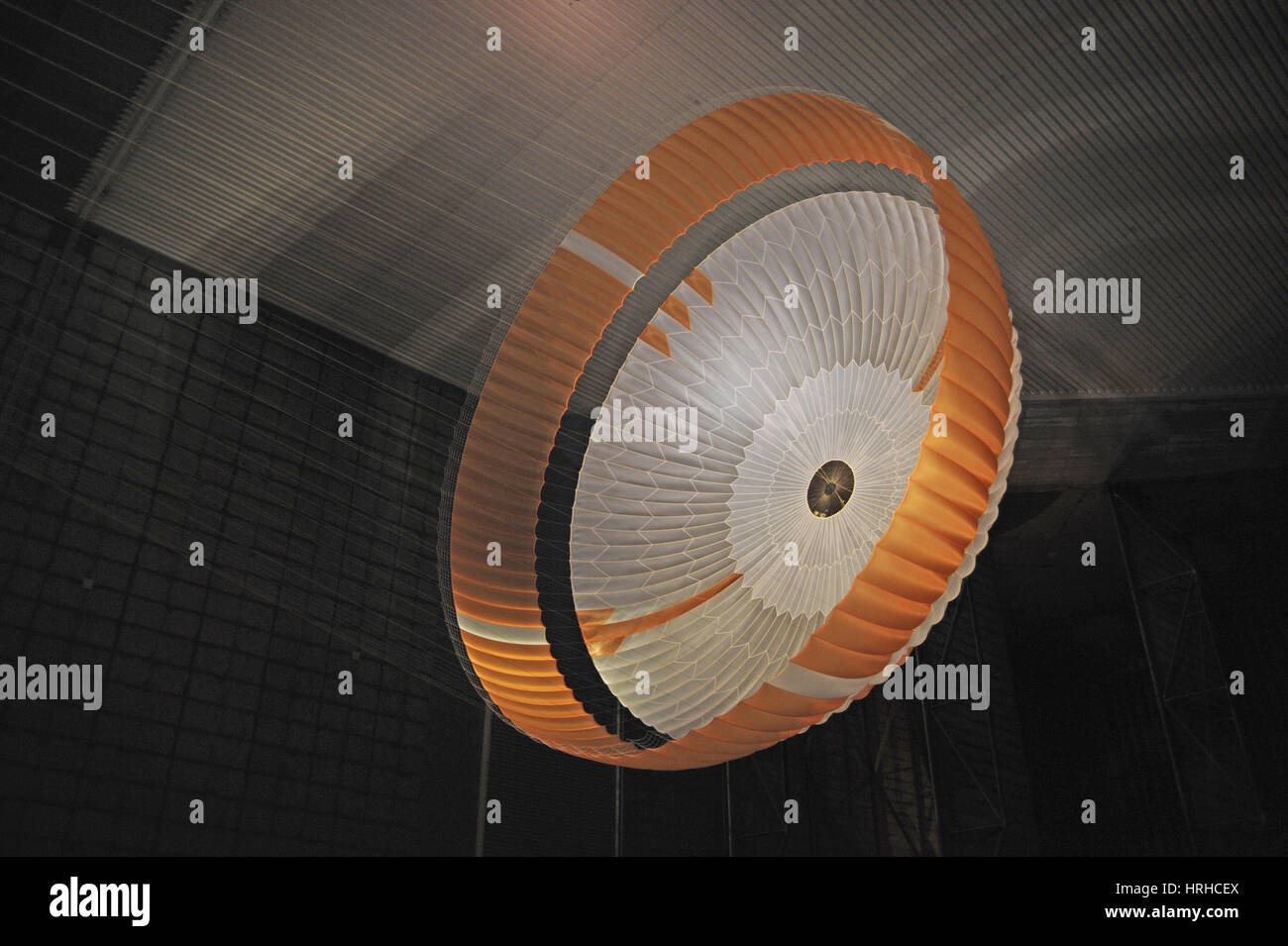 Paracadute di test per Mars Rover Foto Stock