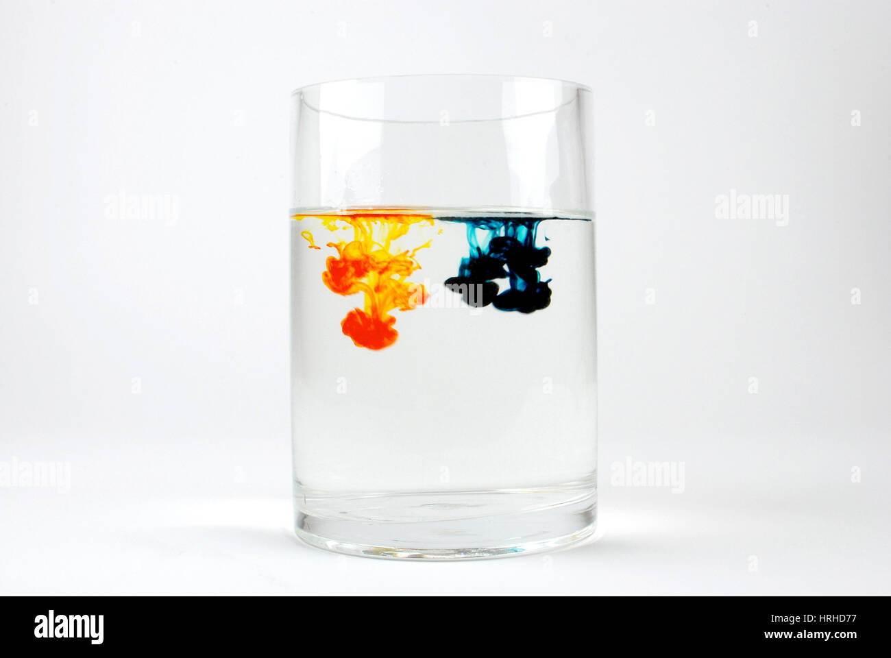 Colorante in acqua, 1 di 11 Foto Stock