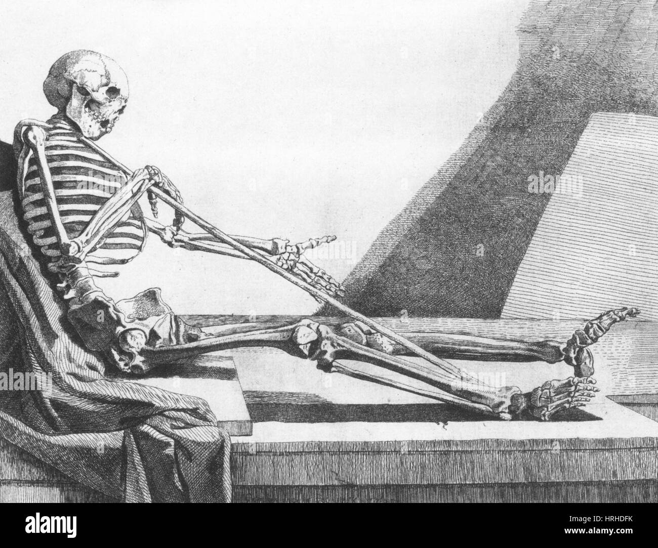 Resti di morte Foto Stock