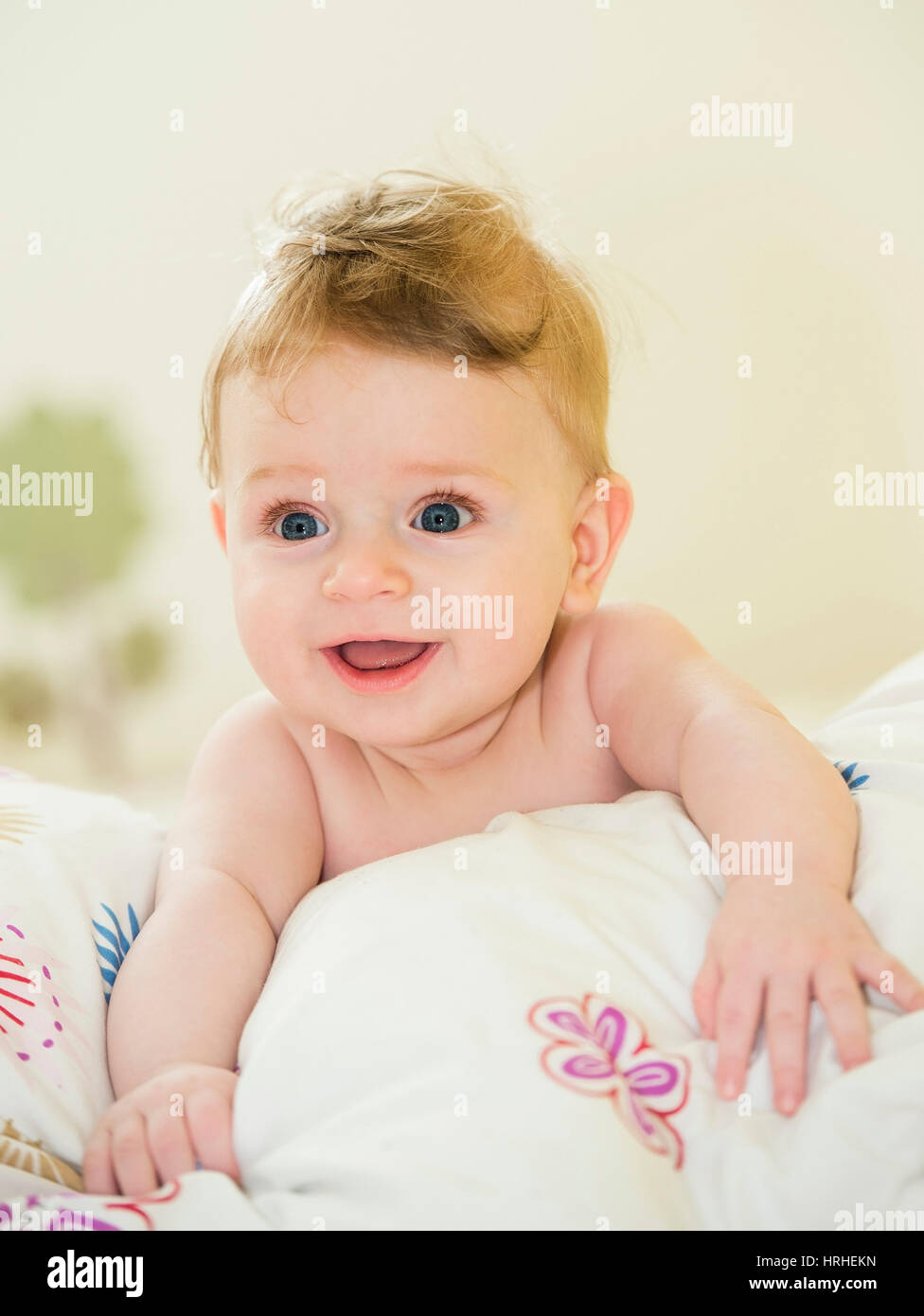 Bub, 6 Monate alt - little boy, 6 mese Foto Stock