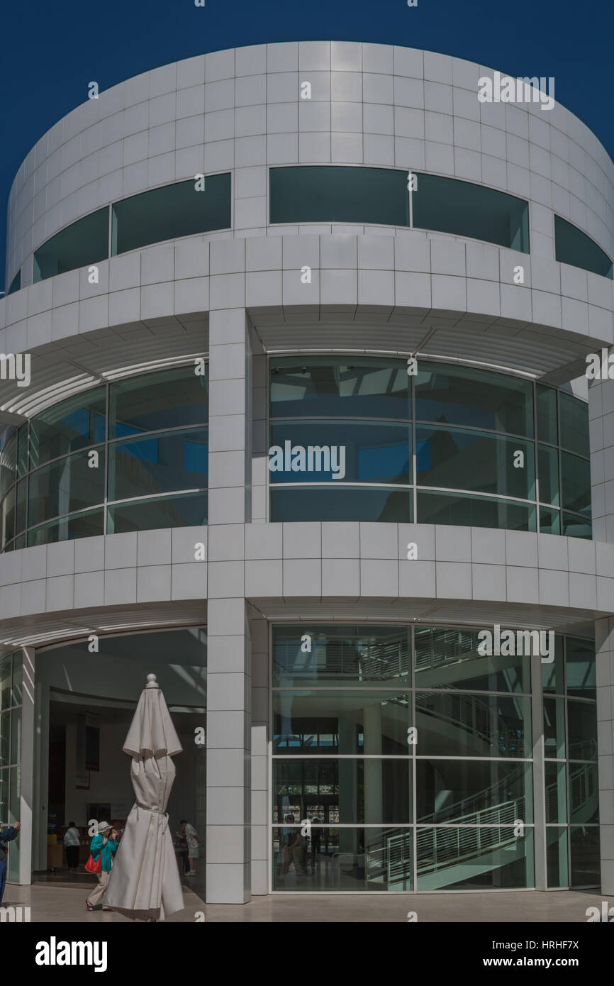 J. Paul Getty Museum un museo di arte in Brentwood quartiere di Los Angeles. È la località principale del museo. Esso è stato istituito nel 1974. Foto Stock