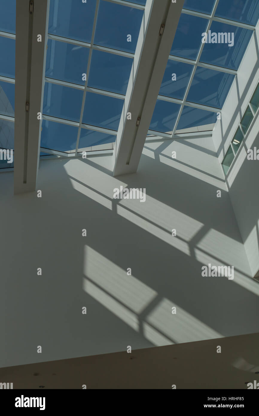 J. Paul Getty Museum un museo di arte in Brentwood quartiere di Los Angeles. È la località principale del museo. Esso è stato istituito nel 1974. Foto Stock