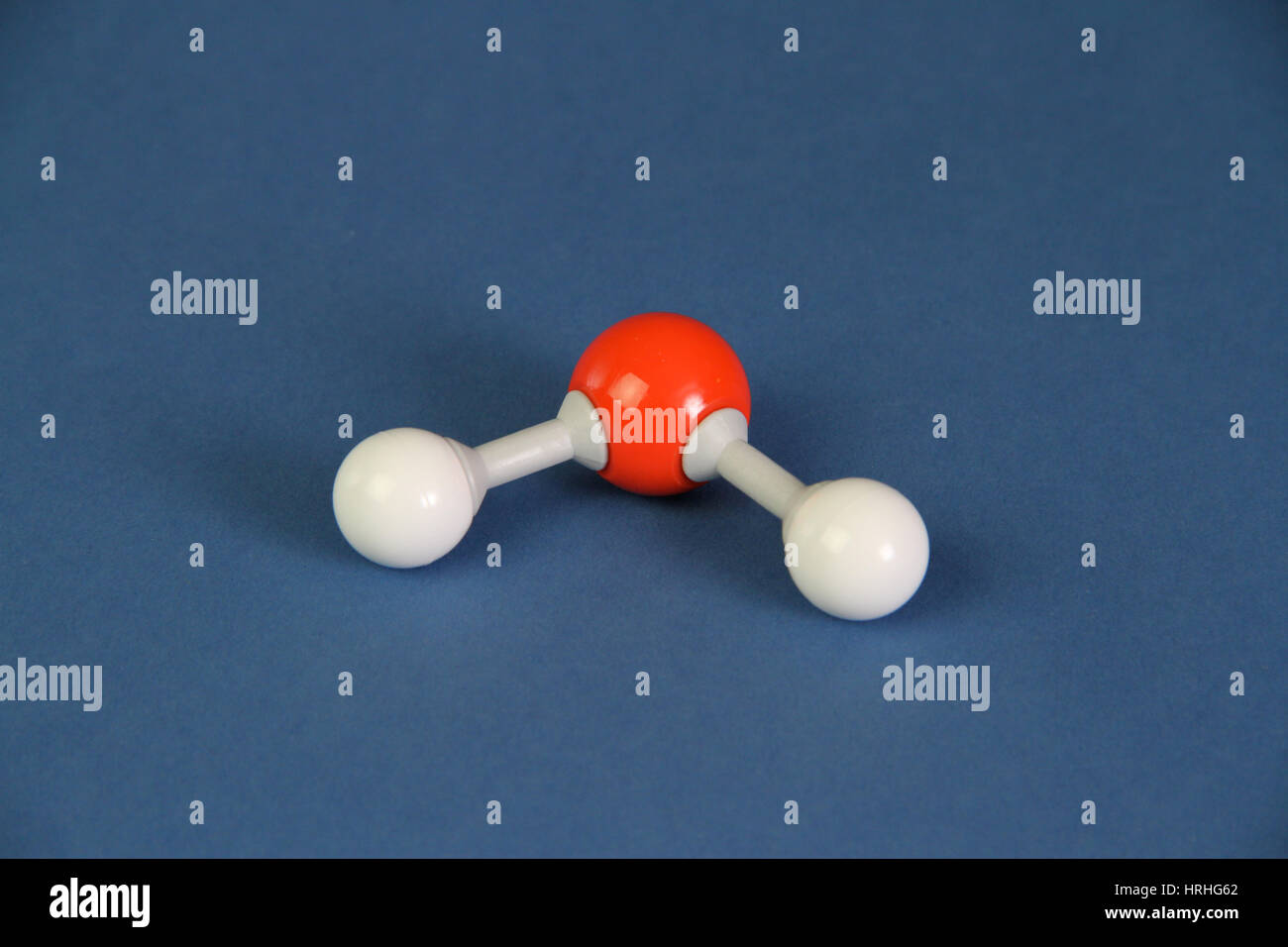 Molecola di acqua Foto Stock