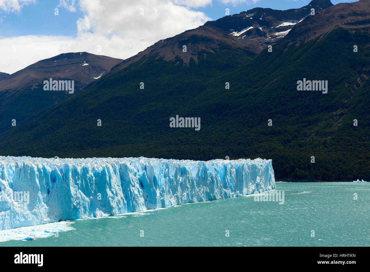 Ghiacciaio Perito Moreno nel Parque Nacional de Los Glaciares (Parco nazionale Los Glaciares), l'UNESCO, Patagonia, Argentina Foto Stock