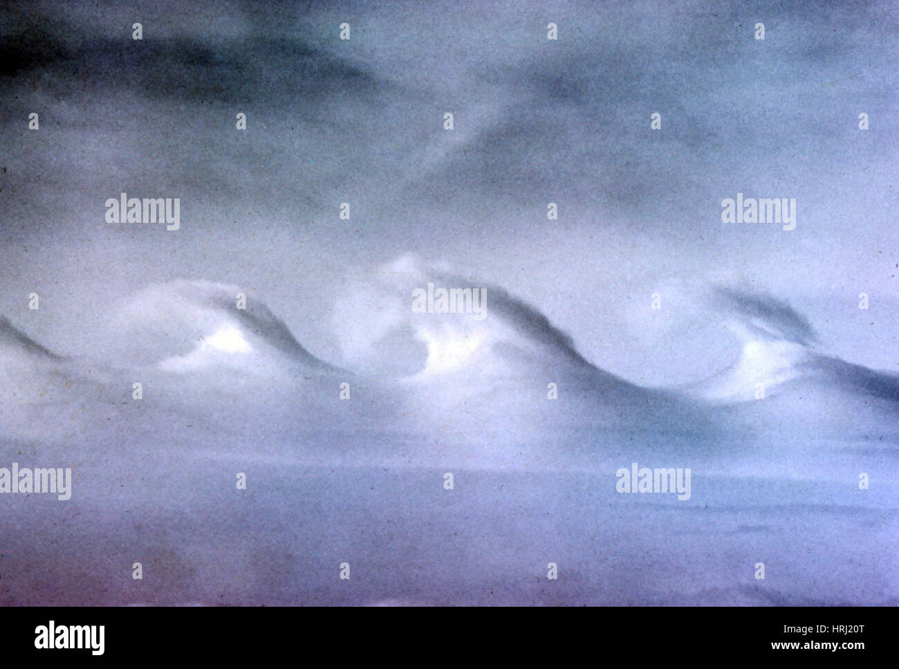 Onda Kelvin-Helmholtz nuvole Foto Stock
