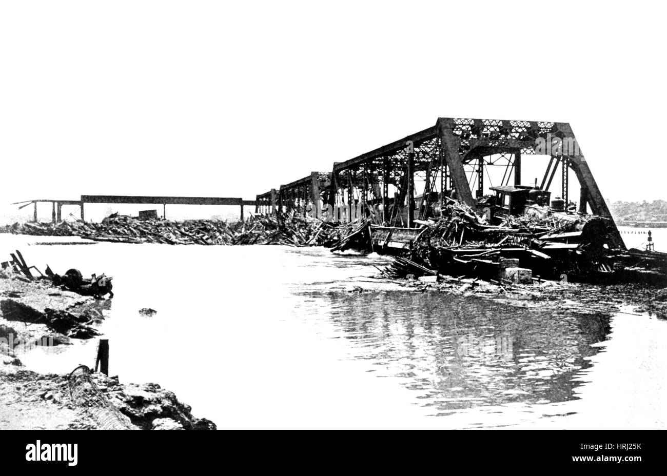 Dei danni provocati dalle inondazioni, 1903 Foto Stock