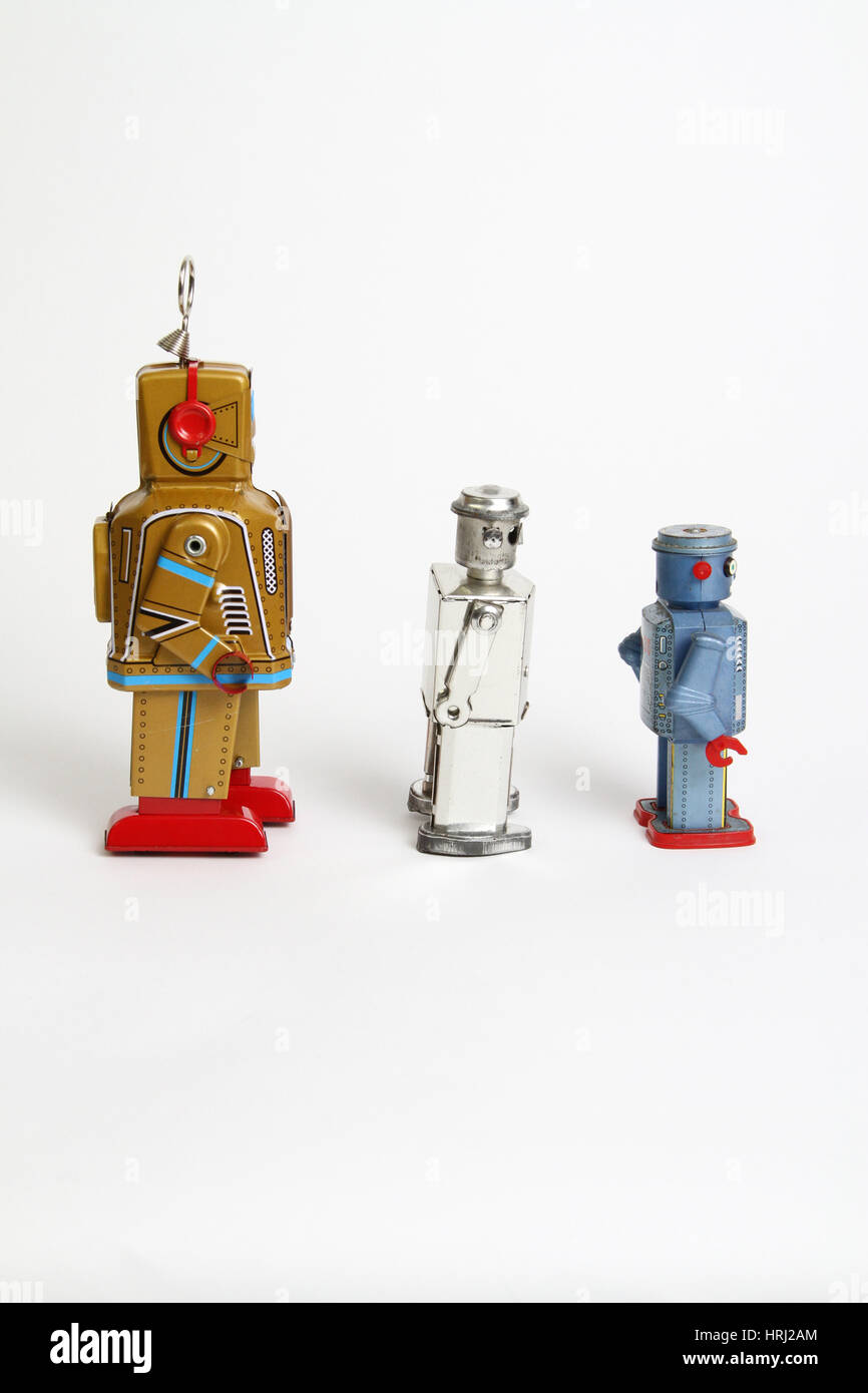 Robot giocattolo Foto Stock