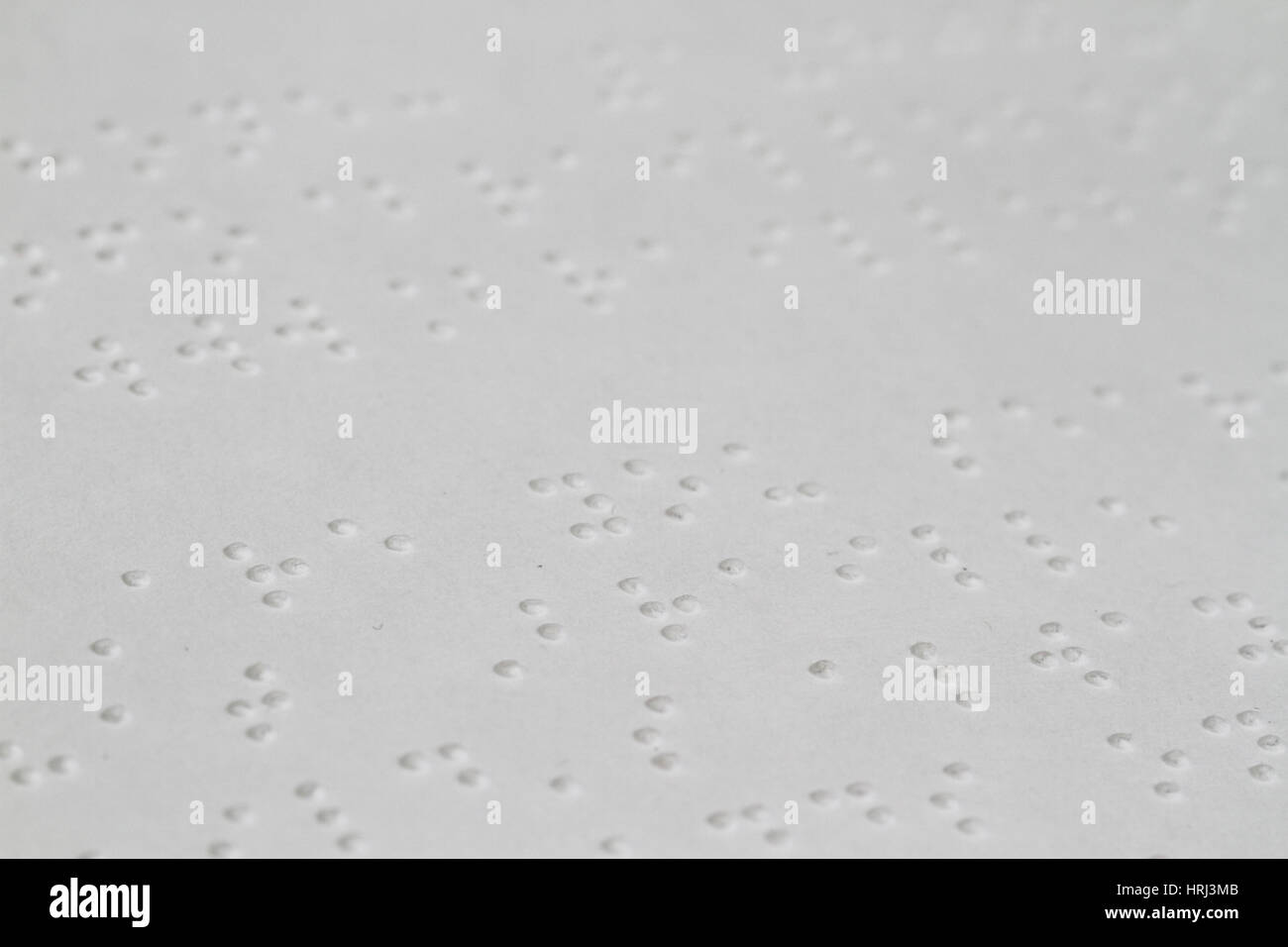 Braille Foto Stock