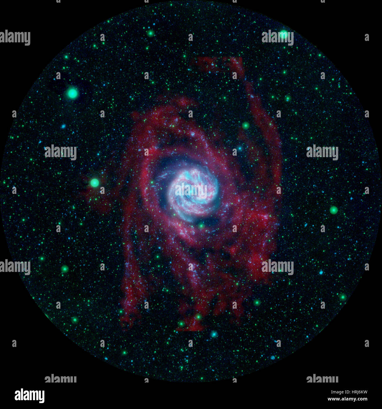 M83, NGC 5236, Southern girandola Galaxy Foto Stock