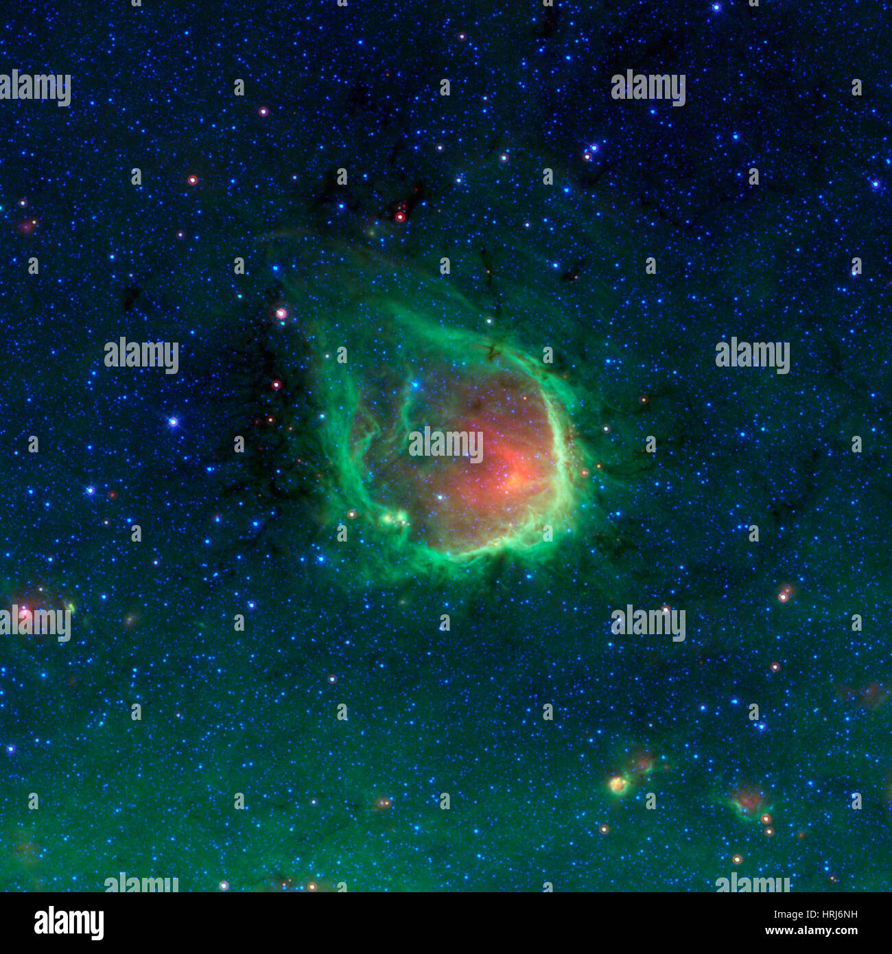 RCW 120, Sharpless 2-3, Sh-2 3, la gomma 58, la Nebulosa di emissione Foto Stock
