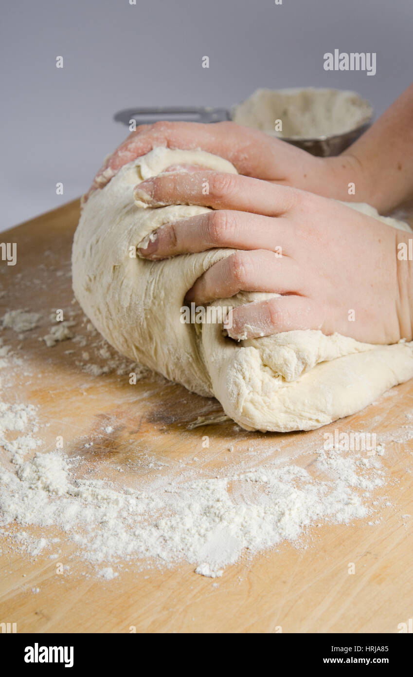 Pane casereccio, 7 di 9 Foto Stock