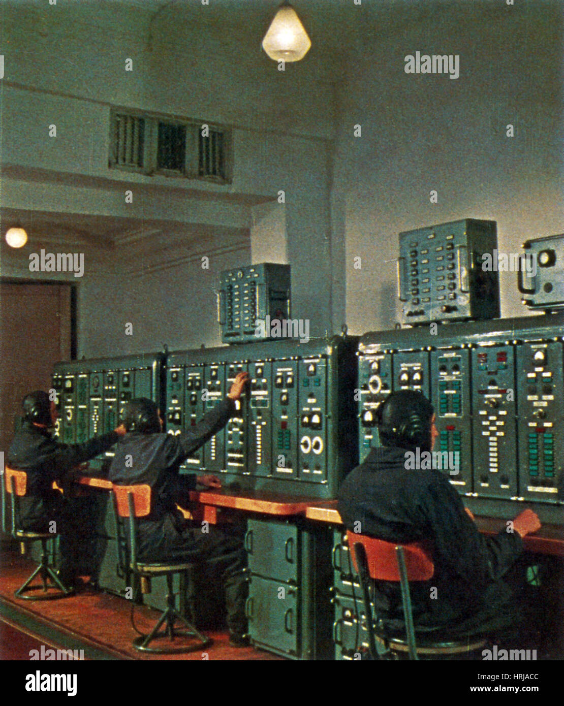 Il controllo a terra per Vostok 1, 1961 Foto Stock