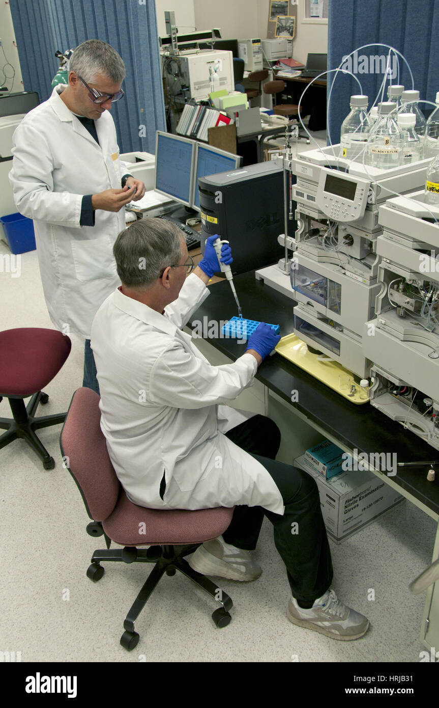 La FDA tossicologia ricerca, lo spettrometro di massa Foto Stock