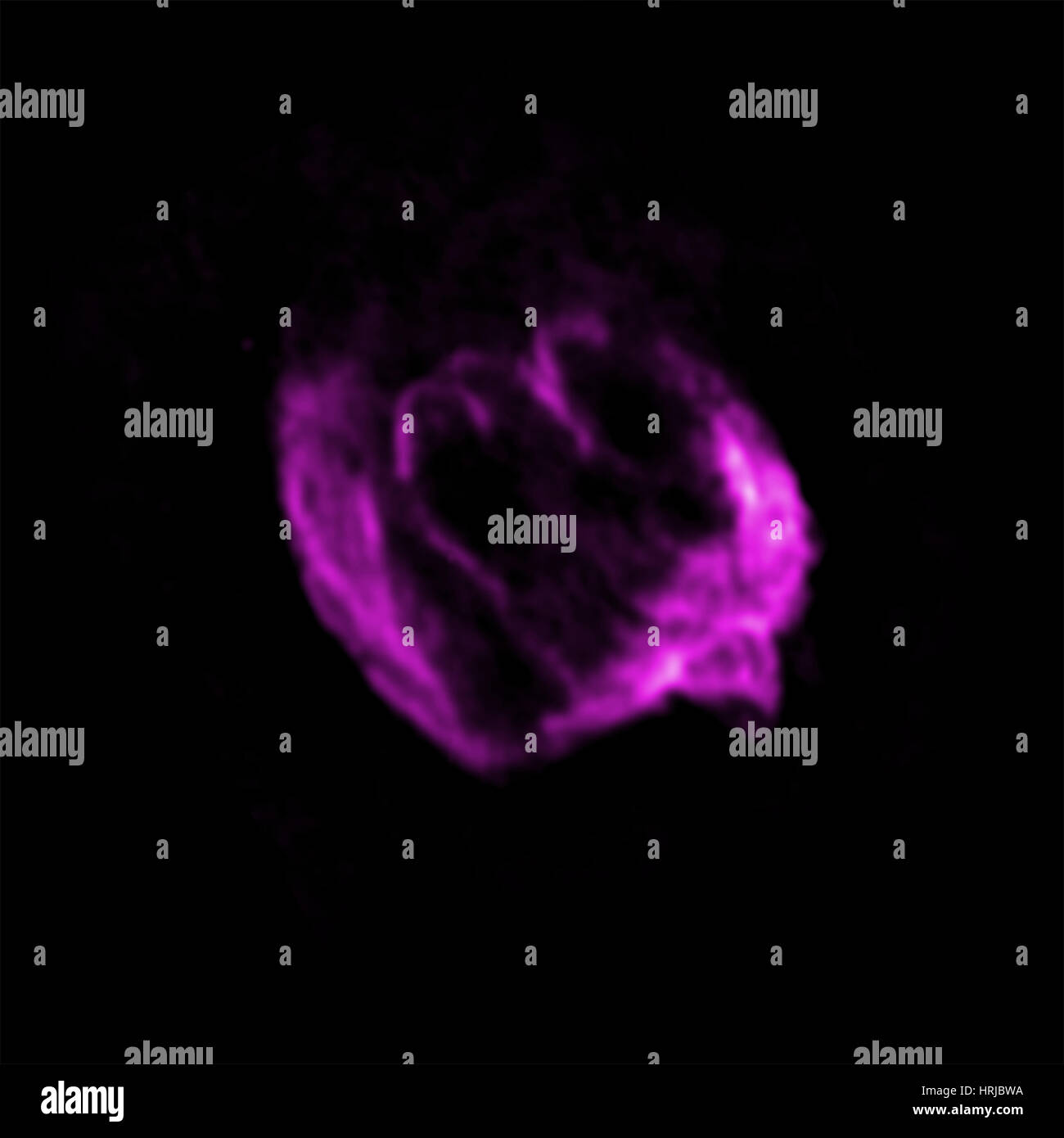 W49B Supernova superstiti, Radio Foto Stock