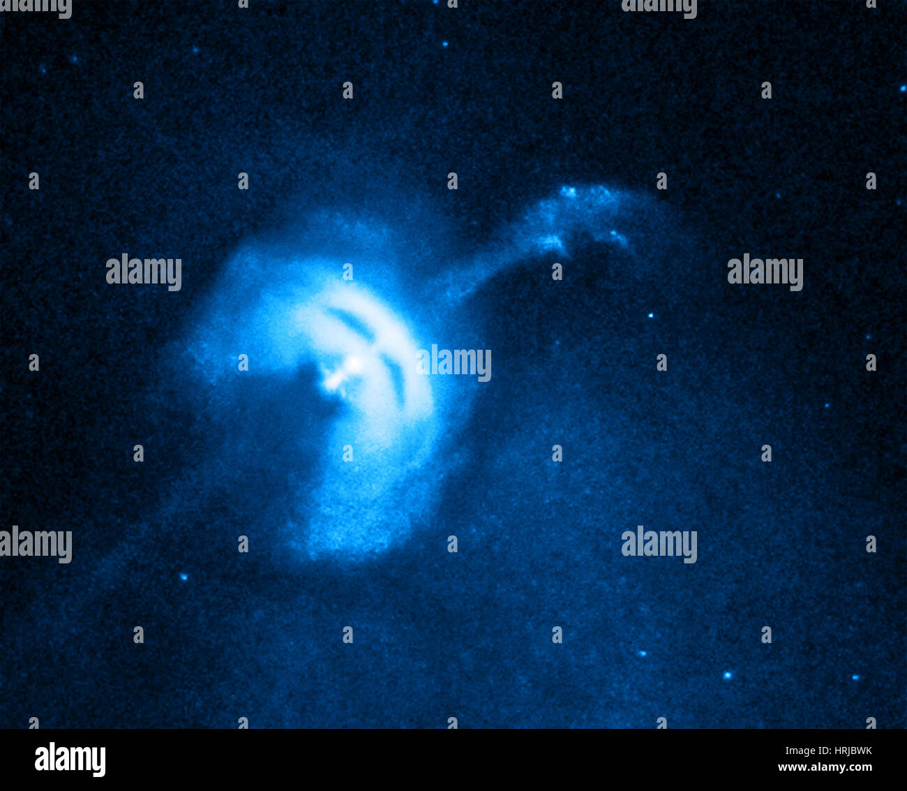 Vela pulsar Jet, X-Ray, impilati Foto Stock